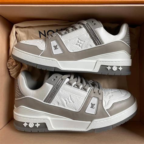 louis vuitton trainer grey|Louis Vuitton trainers price.